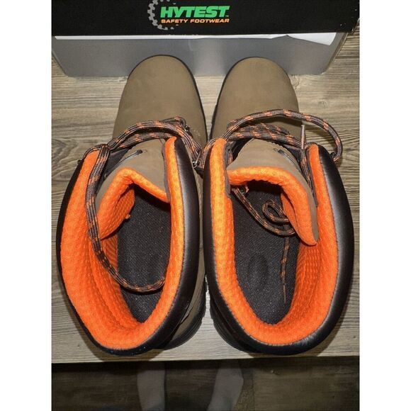 Hytest DA 6" Knox WP ST EH Brown Steel Toe Boots. Size 12W. Waterproof. NWT. - Picture 4 of 9